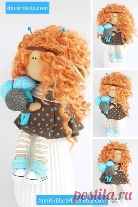 Elf Doll Handmade Interior Decor Doll Tilda Art Doll | Etsy
