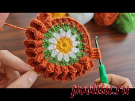 Super Easy Crochet Knitting Motif Çok Kolay Muhteşem Tığ İşi Motif Yapımı
