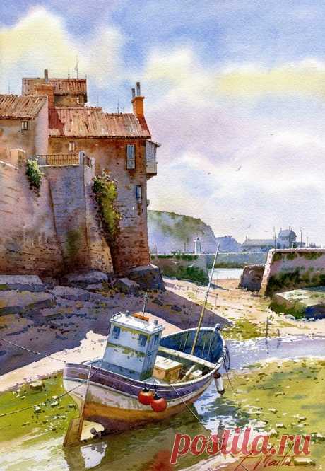 Акварельные пейзажи испанского художника Faustino Martin Gonzalez (Фаустино Мартин Гонсалес)