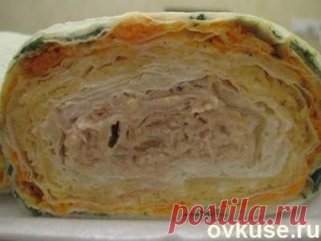 Рулет из лаваша "Эпидемия". Очень вкусно! "Пошаговые" фото приготовления - Простые рецепты Овкусе.ру