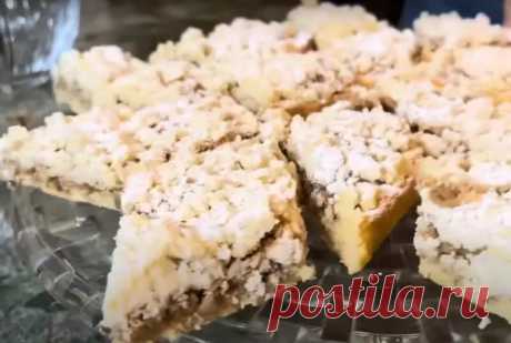Зимний праздничный пирог. Сладкий десерт с насыщенным вкусом орехов - Poejka - Медиаплатформа МирТесен