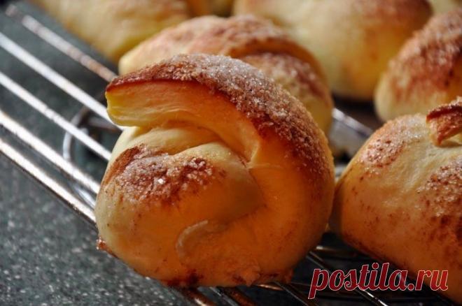 Как приготовить яблочные рогалики - рецепт, ингредиенты и фотографии