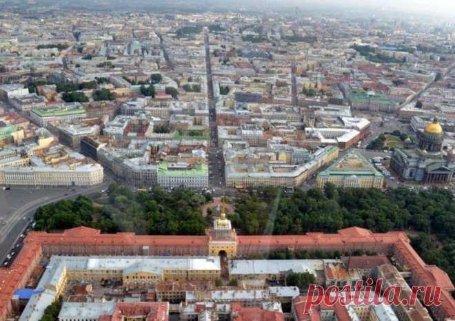 Любимый город с высоты птичьего полета. Красавец Санкт-Петербург | Я так вижу
