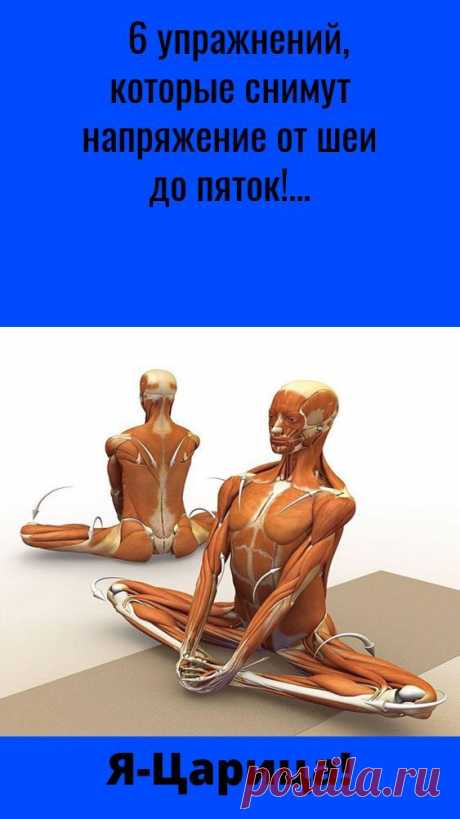 6 упражнений, которые снимут напряжение от шеи до пяток!