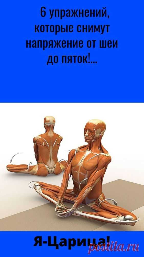 6 упражнений, которые снимут напряжение от шеи до пяток!