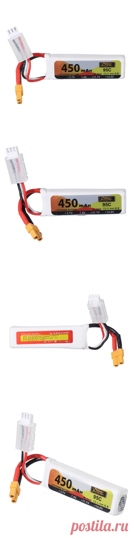 zop power 7.4v 450mah 95c 2s lipo battery xt30 plug for micro fpv racing drone quadcopter Sale - Banggood.com