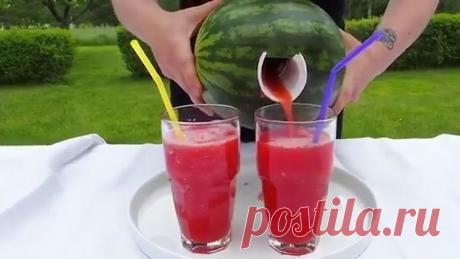 100 % арбузный сок - это просто.