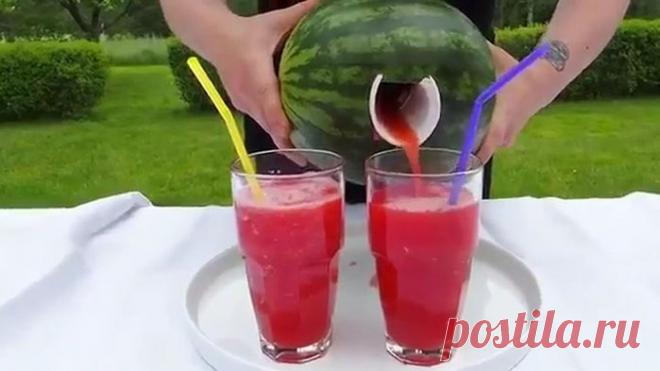 100 % арбузный сок - это просто.