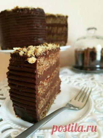 Шоколадово-орехова торта