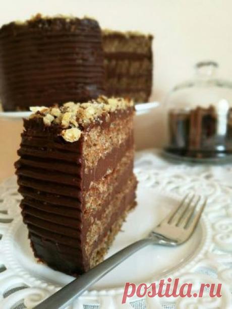 Шоколадово-орехова торта