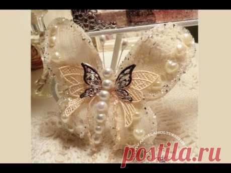 Lace Butterfly Tutorial - YouTube