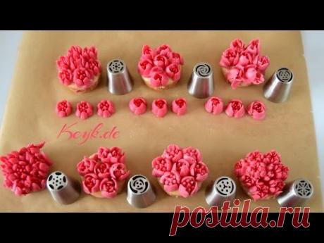 Russische Spritztüllen  - Russian Nozzles - Tulpen Tüllen
