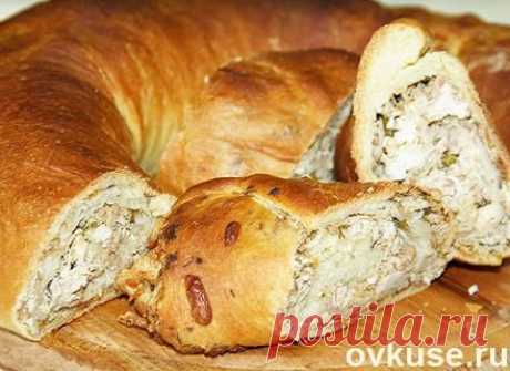 Большой рулет с мясом и сыром. - Простые рецепты Овкусе.ру