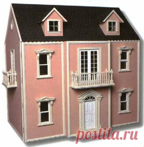 РОЗОВЫЙ ДОМ ДЛЯ КУКОЛ (ПРОЕКТ) - Мебель для кукол