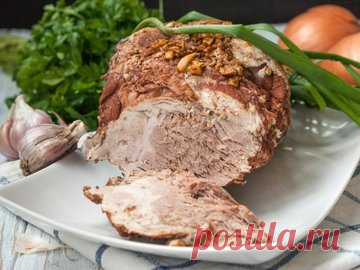 Буженина в луковой шелухе - простой и вкусный рецепт с пошаговыми фото
