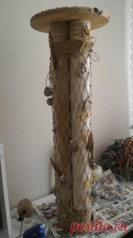 emekliyim.com - Geri Dönüsümün Merkezi: Ozalit Rulosundan Köşe Sehpası Nasıl Yapılır