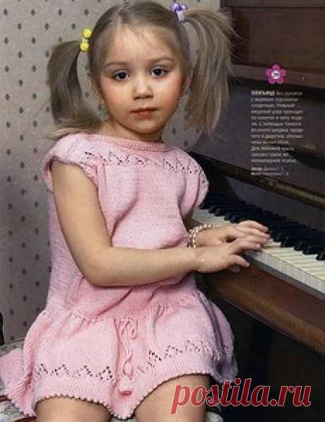 схемы вязания детских платьев | Вязание - моё хобби