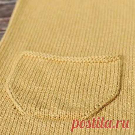 Накладные карманы / Вязание как искусство!