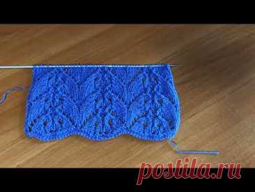 Очаровательный с каймой узор спицами для вас