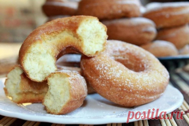 Пончики на кефире: 15 легких и вкусных рецептов