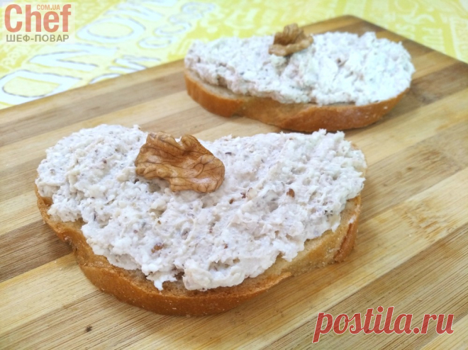 Паштет из куриного филе и сыра / Завтраки / Рецепты / Шеф-повар – простые и вкусные кулинарные рецепты, фото-рецепты, видео-рецепты