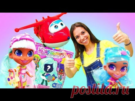 Hairdorables. Кукла ЗАГАДКА «Модные образы». Куклы с крутыми прическами! Распаковка Хэйрдораблс
