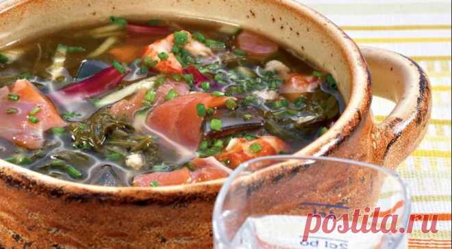 Ботвинья полевая, с рыбой и раками, пошаговый рецепт с фото на 222 ккал