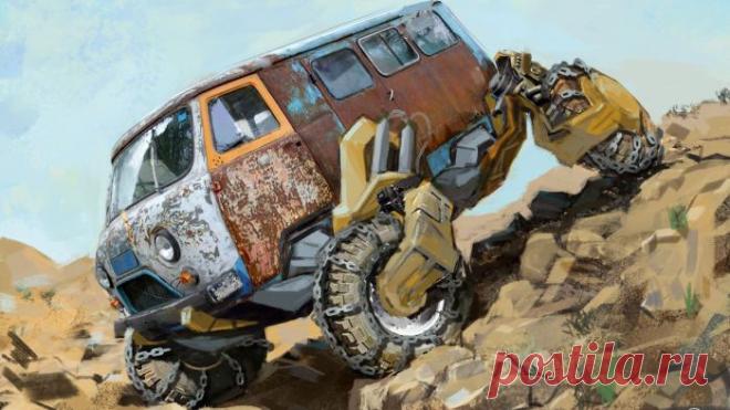 Супер трансформация: из обычной старой «жестянки» в агрессивный монстр-кар