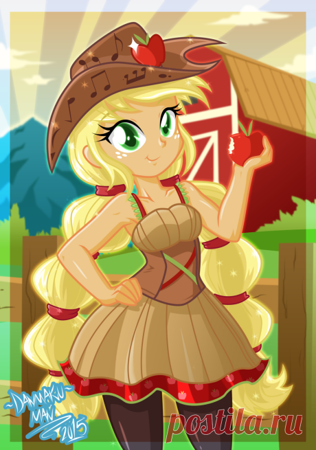 Friendship Through The Ages: Applejack by DANMAKUMAN