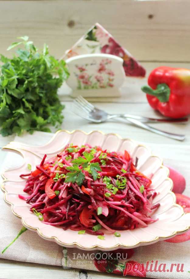 Салат из свеклы и редьки — рецепт с фото пошагово