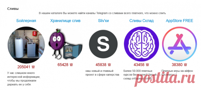 Каналы Telegram с бесплатными курсами, тренингами, знаниями