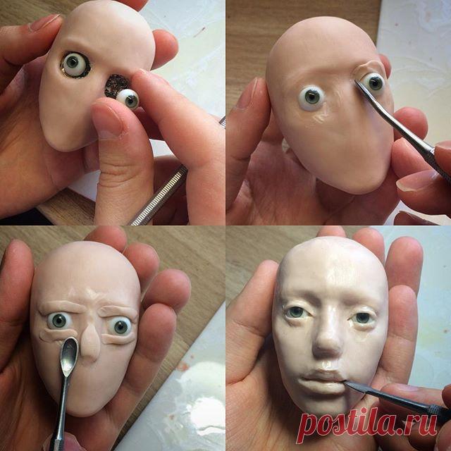 #шарнирнаякукла #полимернаяглина #процессработы #bjd #polymerclay #workprocess