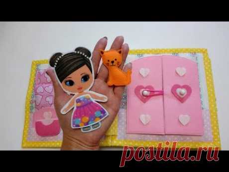 Doll house/Кукольный дом 26 (г. Амурск)/Мягкая развивающая книжка/Quiet book/