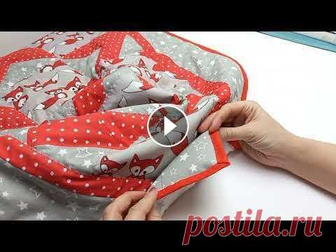 Лоскутное одеяло. Просто и очень красиво В этом видео я покажу как сшить лоскутное одеяло. Я показываю на примере детского одеялка 1х1 метр. В качестве наполнителя использовала синтепон 100. ...