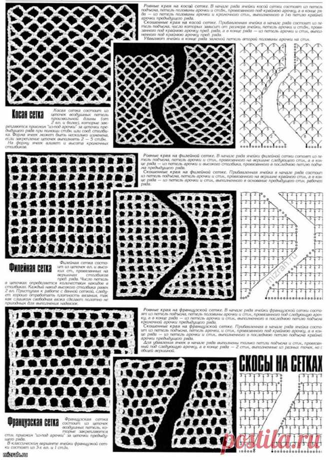 Скосы на разных сетках (крючок)
