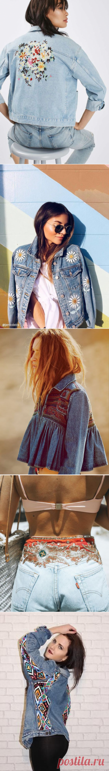 Вышитая куртка (трафик) / Вышивка / ВТОРАЯ УЛИЦА