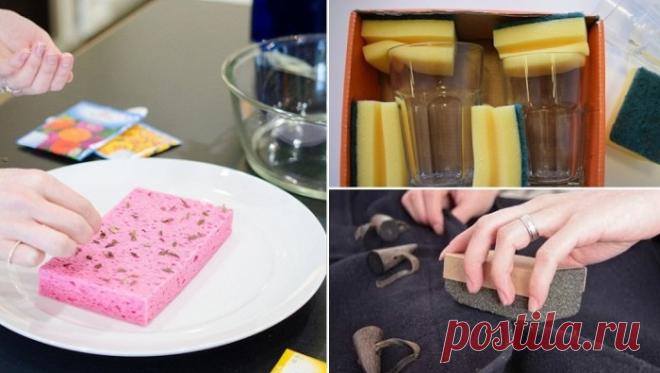 Зачем нужна губка в холодильнике, и еще 9 советов по ее использованию, не связанные с уборкой