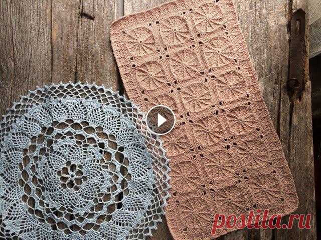 Узор «Мельница» Схема Вязание крючком.

красивые круглые скатерти крючком схемы