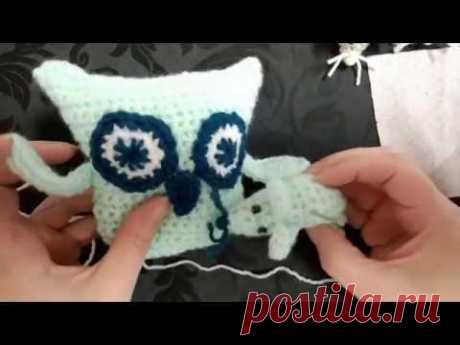 CROCHET A CUTE lavender MOUSE LOL