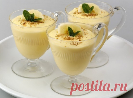Банановый пудинг в мультиварке / Весёлая кулинария