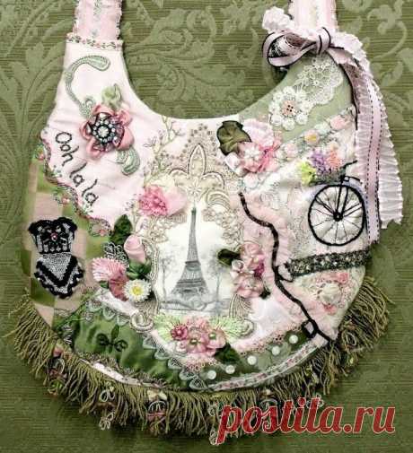 Сумки в стиле crazy quilt