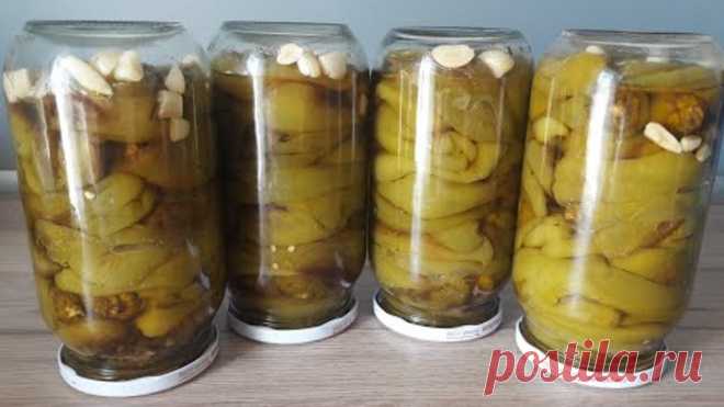 Маринованный перец на зиму - Потрясающий вкус! Очень простой и легкий рецепт /Консервация на зиму