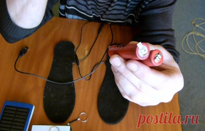 Стельки с подогревом своими руками, чтобы ноги от холода «не отвалились»