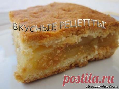 Песочный пирог с яблоками рецепт - Сладкая выпечка - Выпечка - Рецепты - Вкусные рецепты