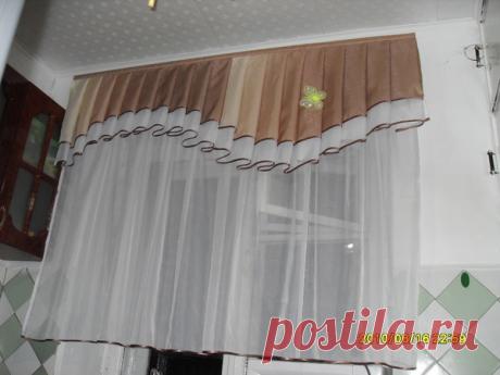 Как сшить тюли для кухни своими руками образцы фото штор