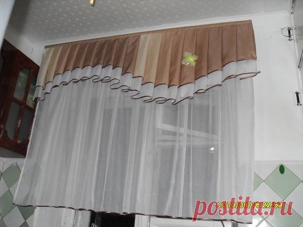Как сшить тюли для кухни своими руками образцы фото штор