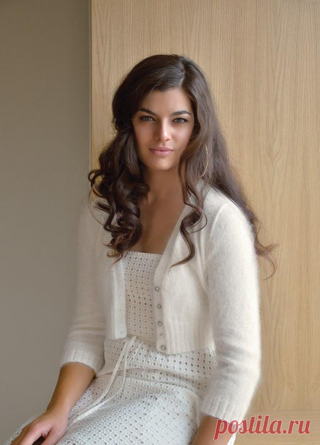 Вязание кардигана Bibi, Honey