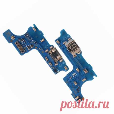Микрофон на плате для Samsung SM-A015F/DS Galaxy A01 с гнездом USB. Купить Системный разъем зарядки с микрофоном на нижней плате для смартфонов Самсунг А015 Галакси А01, в сборе GH81-18598A.