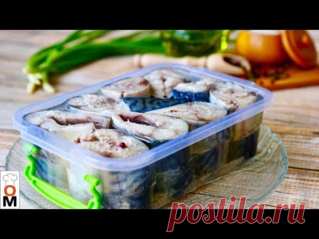 Малосольная Скумбрия в Масле Очень ЛЕГКО И ПРОСТО |  На Столе Такая Рыбка Съедается Всегда Первой