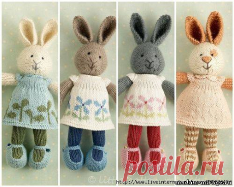 Игрушки крючком. СИМПАТИЧНЫЙ ЗАЙКА.